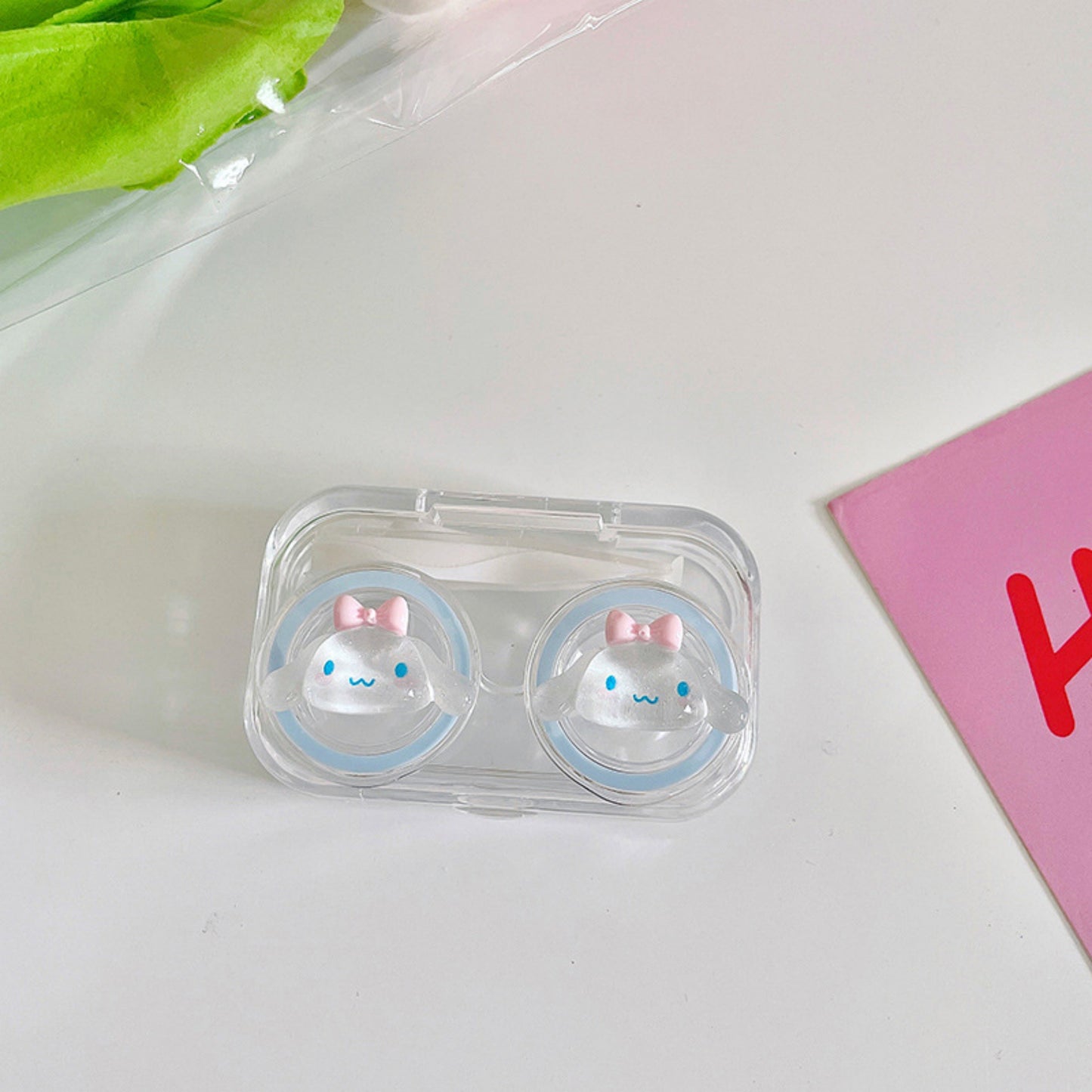 Cinnamoroll Clear Travel Contact lens Case 