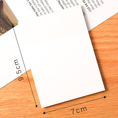 Large Size of Transparent Post it Note Size 9.5x7cm 50 Sheets